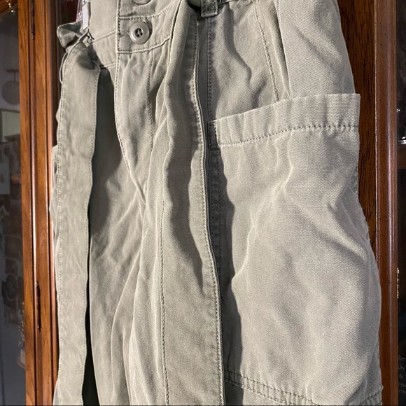 Paper bag pants by Joe’s. Size 28. Sage green. - Picture 3 of 6